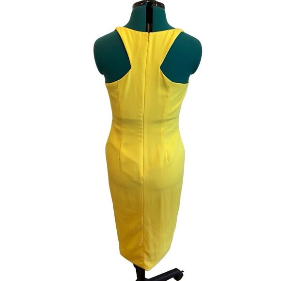 Jay Godfrey Yellow Witherspoon dress- size 8 - Picture 3 of 10